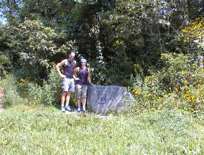 Dan & Ruth start at Hogpen Gap