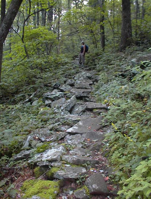 Ruth & rocky trail