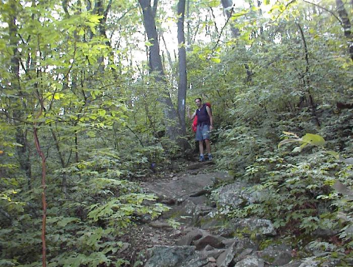 Dan & rocky trail