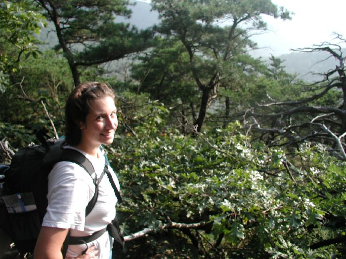 Ruth on a ridge