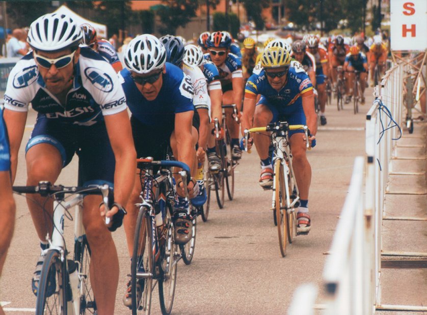 National Chanpionships Criterium - 3 to go, Bostick on the front, licking my chops ready to go!